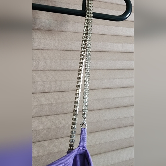 FashionNova Women's Tight Fitting Ruffled Maxi.SizeL Purple in Color Gentle Used - Picture 6 of 6